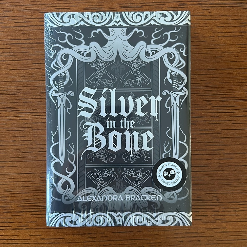 SIGNED & SEALED Silver in the Bone by Alexandra Bracken Owlcrate Exclusive